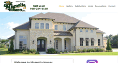 Desktop Screenshot of magnolia-homes.com